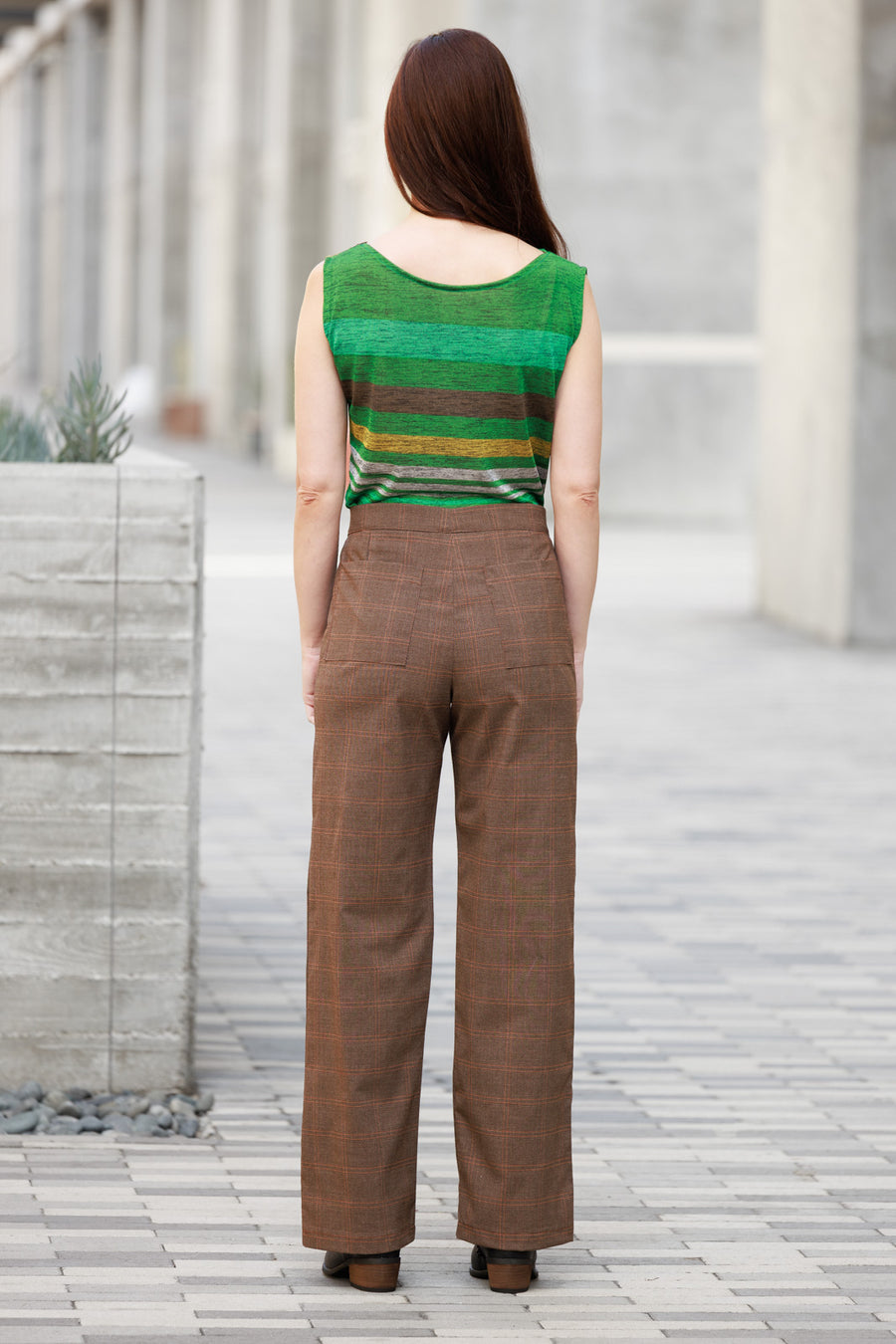 Harvest Plaid Pocket Pants