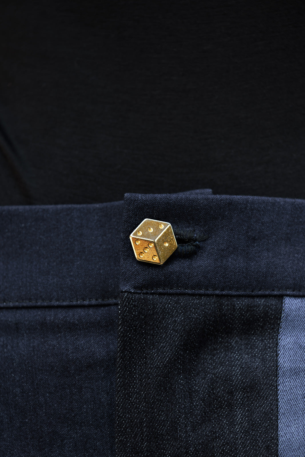 Denim Patchwork Trousers