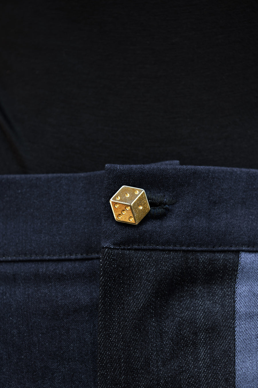 Denim Patchwork Trousers