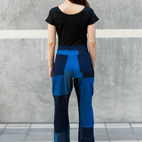 Denim Patchwork Trousers