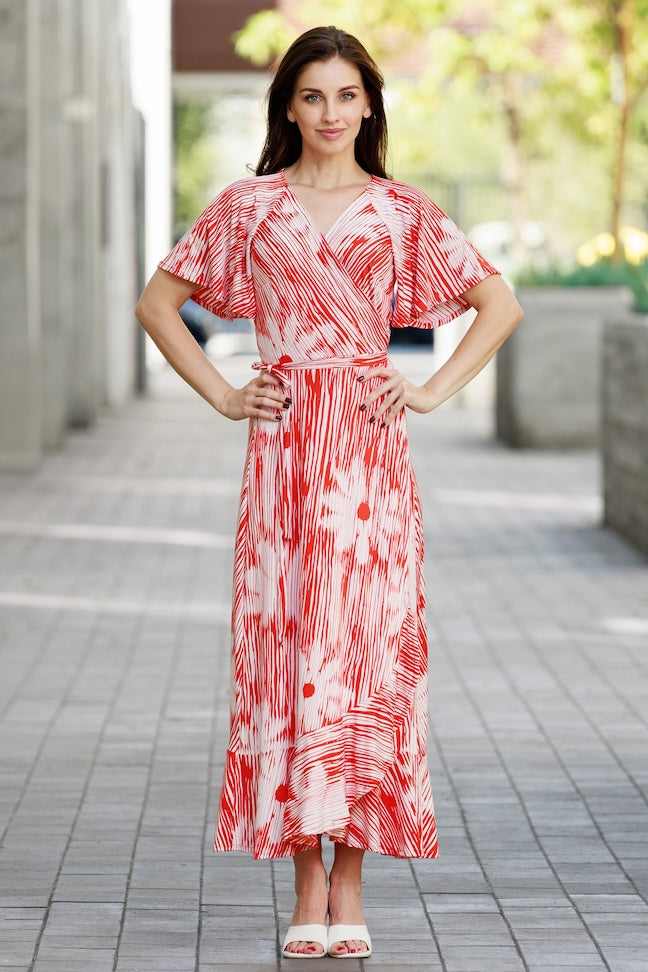 Raining Daisies Scarlet Dress