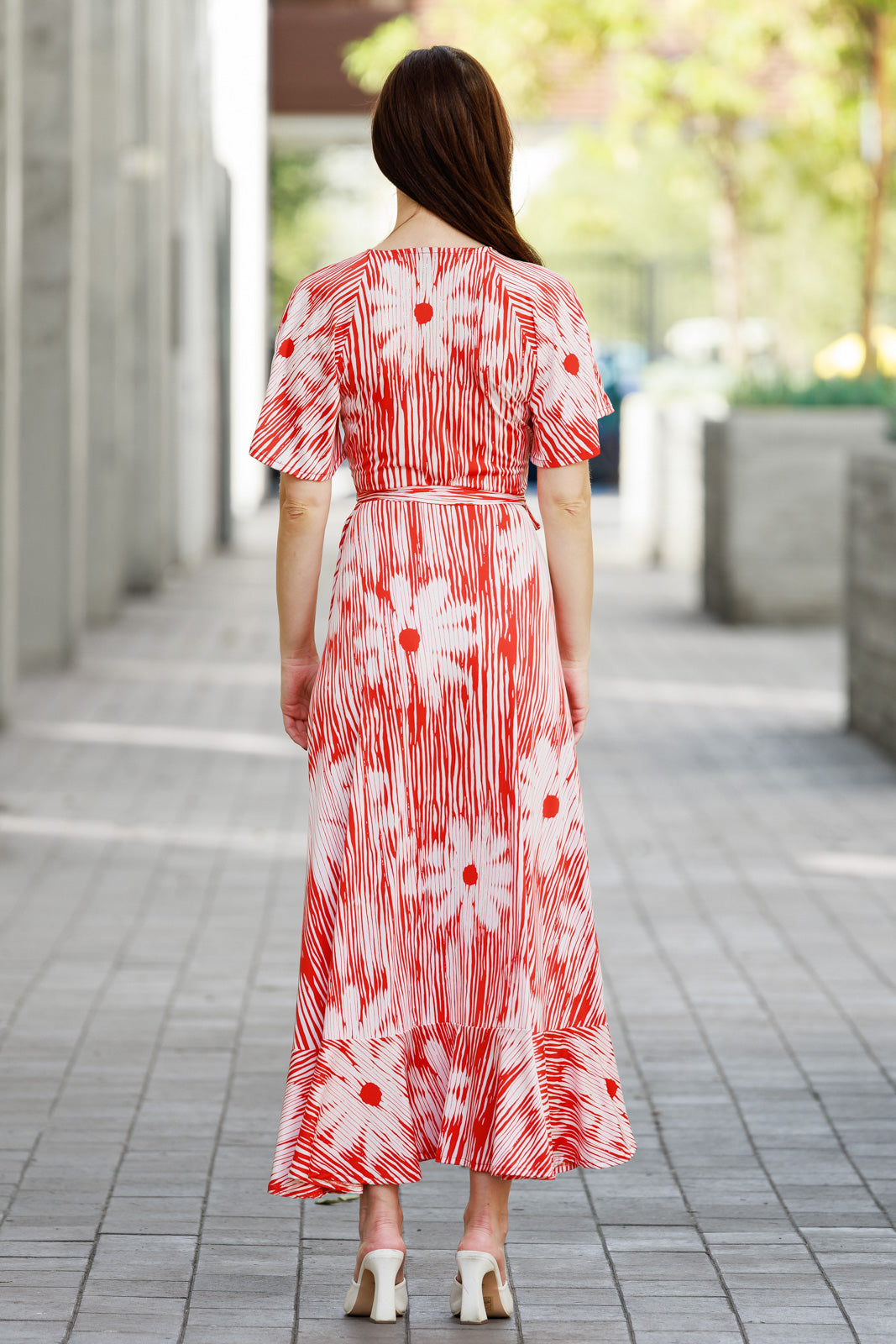 Raining Daisies Scarlet Dress