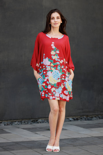 Vintage Hawaii Dolman Dress