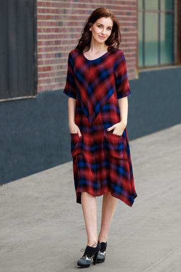 Autumn Plaid Agnes Dress