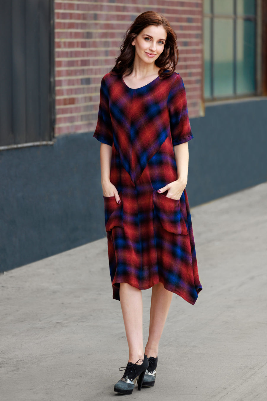 Autumn Plaid Agnes Dress