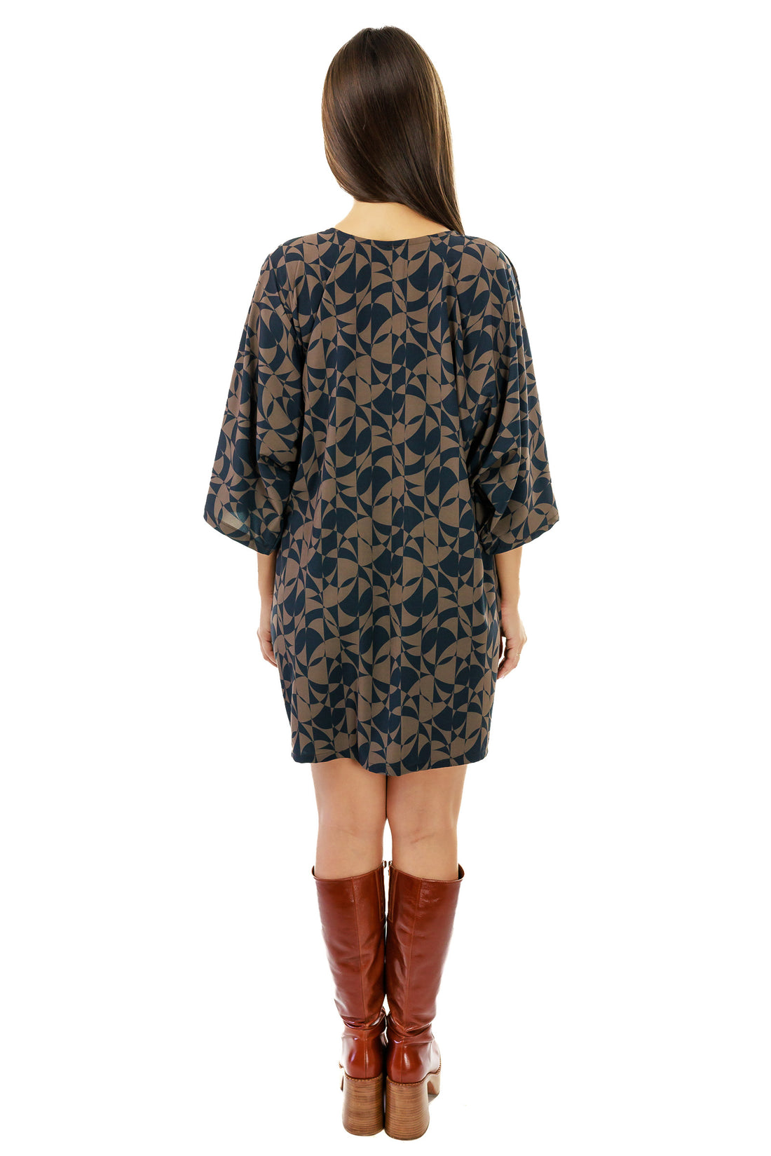 Geo Moons Dolman Dress