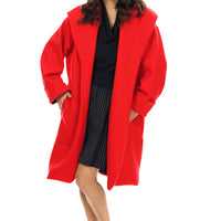 Red Wool Buffalo Coat