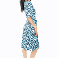 Blue Lava Wrap Dress