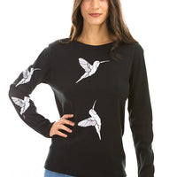 Long Sleeve Hummingbird Sweatshirt