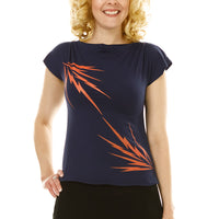 Lightning Cowl Neck T-Shirt