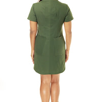 Olive Coverall Dress